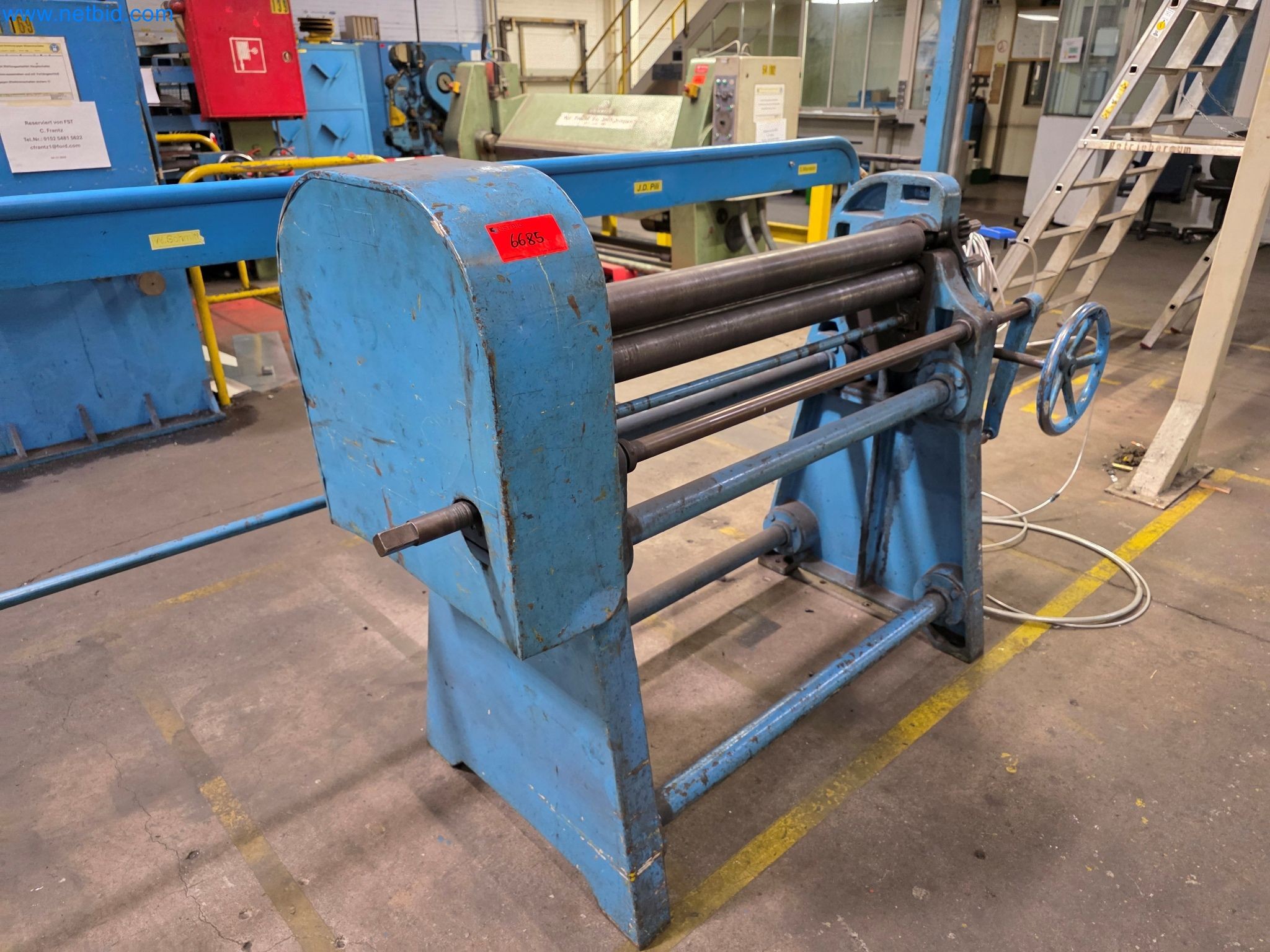 3-Walzen-Blechbiegemaschine Kramer RH III 30/1000